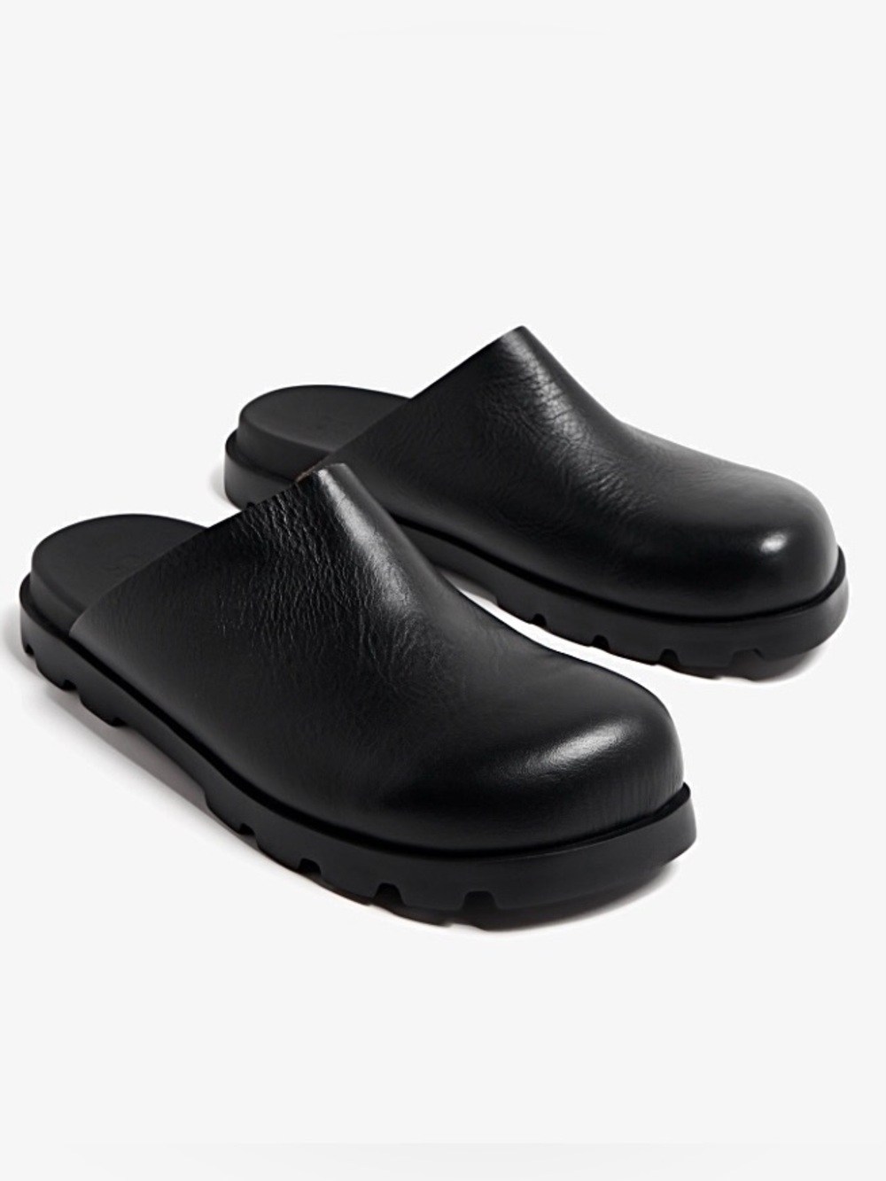Camper Brutus Leather Clogs